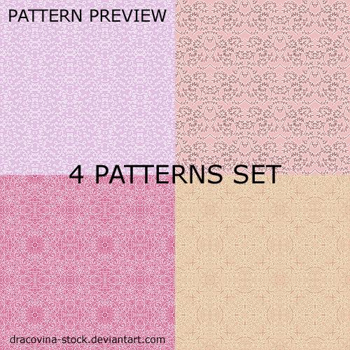 Patterns
 Set 00 by Dracovina-Stock photoshop resource collected by psd-dude.com from deviantart