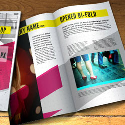 Fold Brochure PSD Free <span class='searchHighlight'>Template</span> psd-dude.com Resources