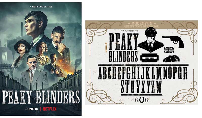 Peaky Blinders Font