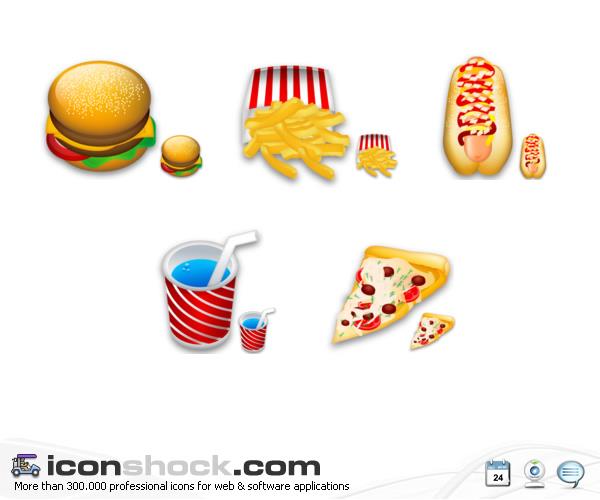 Food Icons by Iconshock photoshop resource collected by psd-dude.com from deviantart