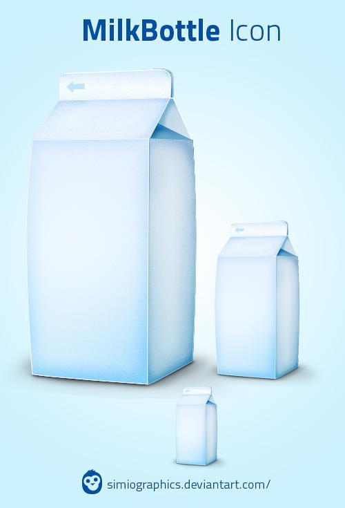 Milk Bottle Icon