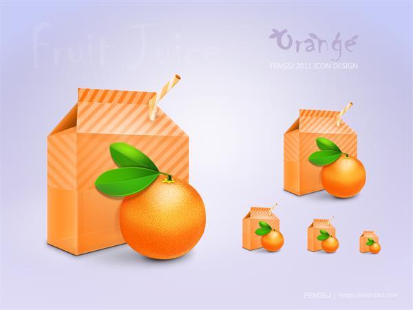 Orange Juice Icon