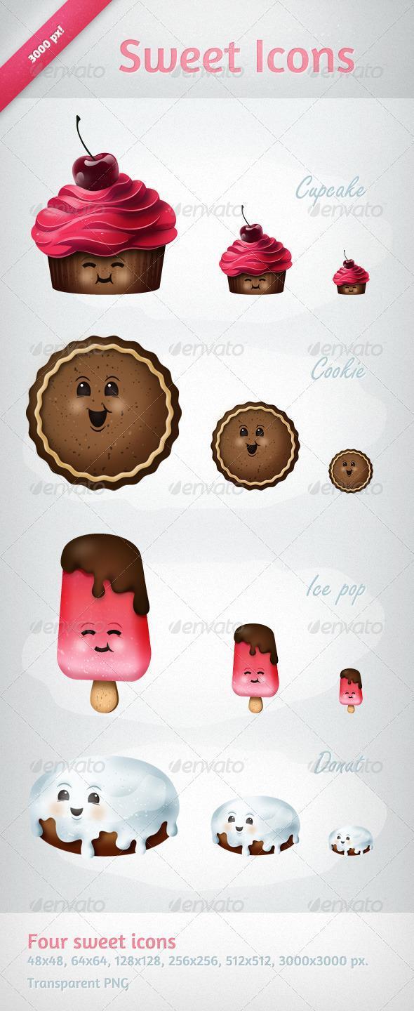 Sweets Icons PNG