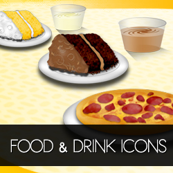 Food and Drink Icons Pack Collection psd-dude.com Resources