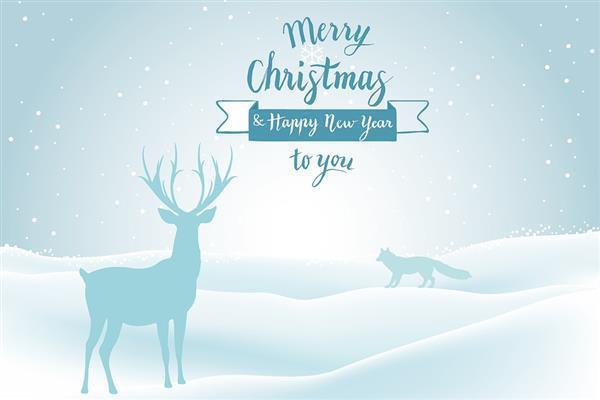 Merry Christmas Festival Greeting Background