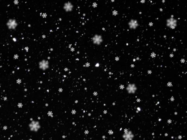 Snowing Texture With Big Snowflakes Free Winter Background