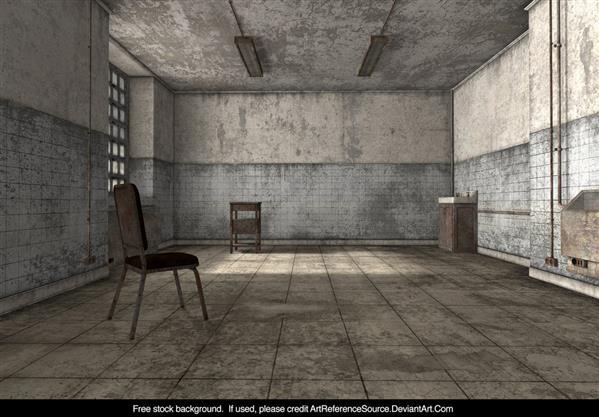 Free Stock Grungy room 3D Render