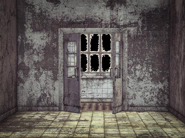 Suicide Room Horror Background for Halloween