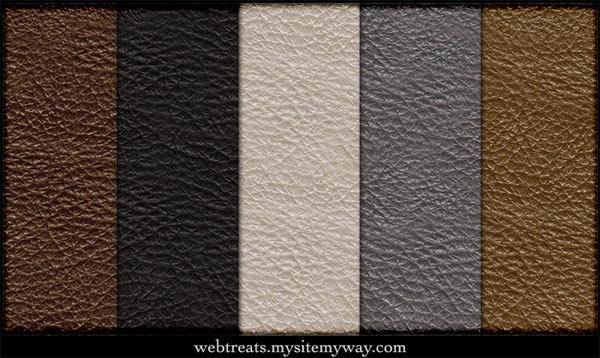 Free Tileable Leather Patterns for Photoshop