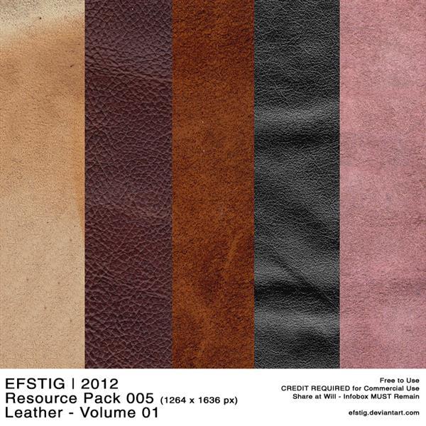 Leather Photoshop Textures Free Pack