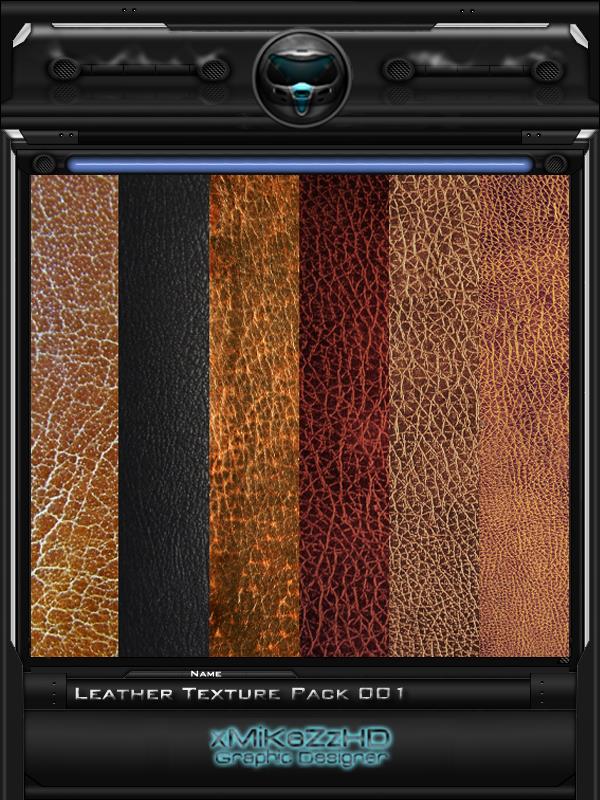 Leather Texture Pack 001 by xMiKeZzHD photoshop resource collected by psd-dude.com from deviantart