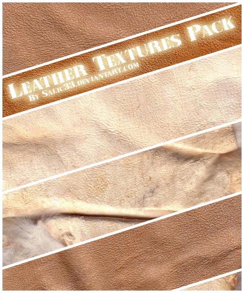 Leather Textures Pack by Salic33 photoshop resource collected by psd-dude.com from deviantart
