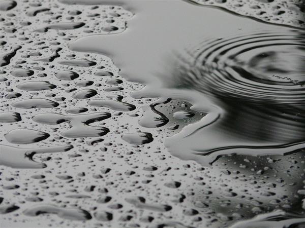 Background drops of water and rain