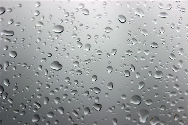 Rain drops on glass Texture