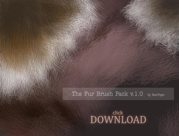 Animal Hair and Fur Brushes Photoshop Pack