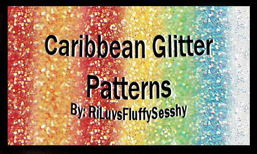 Caribbean Glitter Photoshop Patterns