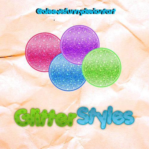 Glitter Style by aleewsfunny photoshop resource collected by psd-dude.com from deviantart
