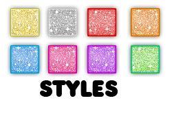 Glitter Styles for Photoshop