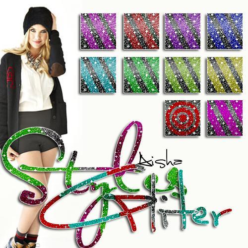 Glitter Styles Photoshop
