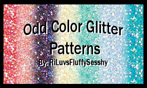 Odd Color Glitter Patterns by RiLuvsFluffySesshy photoshop resource collected by psd-dude.com from deviantart