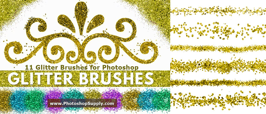 Glitter Brushes for Photoshop