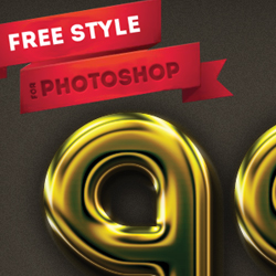 Gold Text Free Photoshop Style psd-dude.com Resources