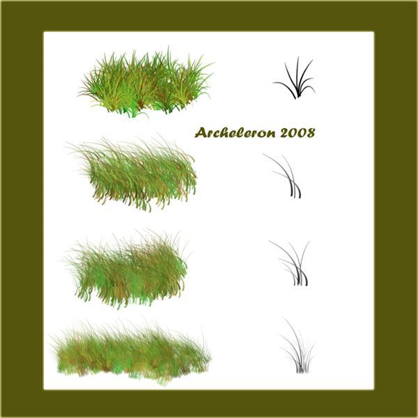 Easy to Use Grass Brushes