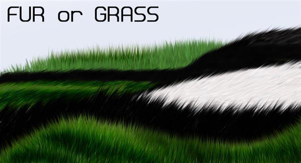Fur or grass brushes
