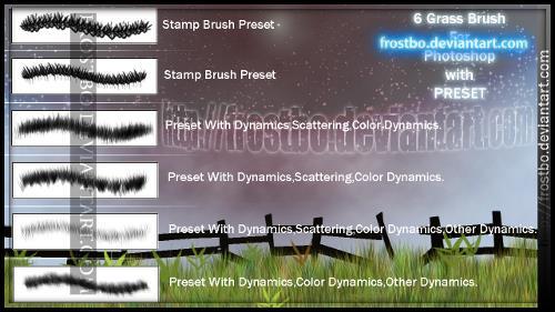 Grass Brush Photoshop Free Pack