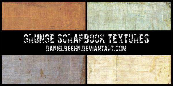 Grunge
 Scrapbook Textures by danielbeehn photoshop resource collected by psd-dude.com from deviantart