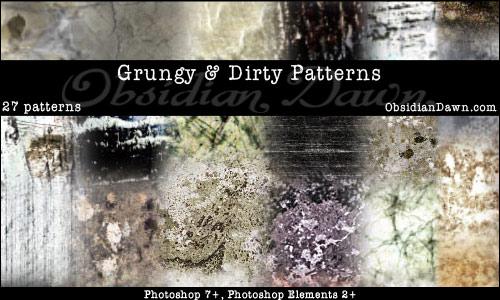 Grungy
 and Dirty Textures by redheadstock photoshop resource collected by psd-dude.com from deviantart