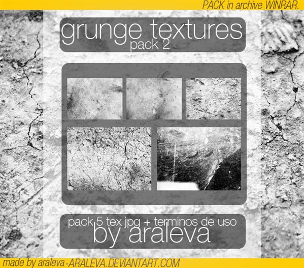 pack
 2 grunge textures by Araleva photoshop resource collected by psd-dude.com from deviantart