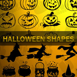 <span class='searchHighlight'>Halloween</span> Vector Shapes for Photoshop CSH psd-dude.com Resources