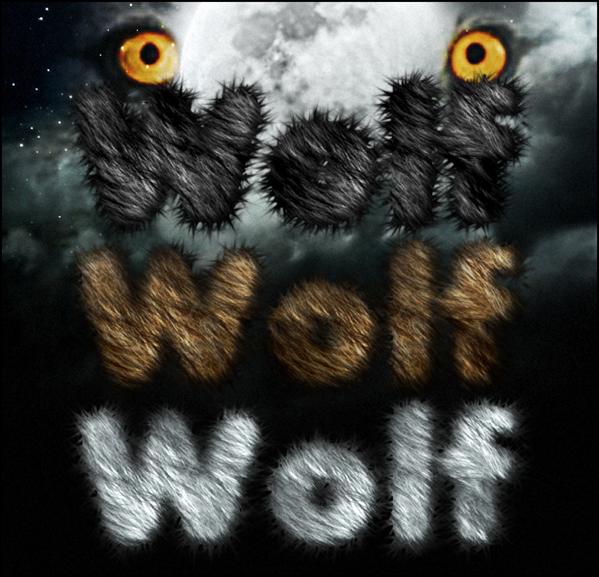 Fur Wolf Photoshop Style for Halloween
