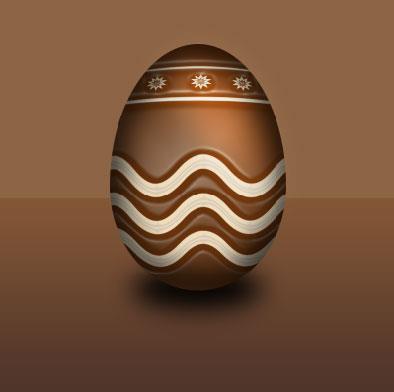 Create a Chocolate Easter Egg Photoshop Tut