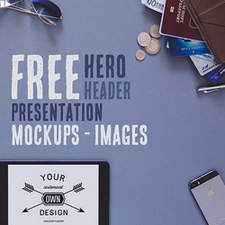 Headers and Hero Images PSD Mockups for Designers psd-dude.com Resources