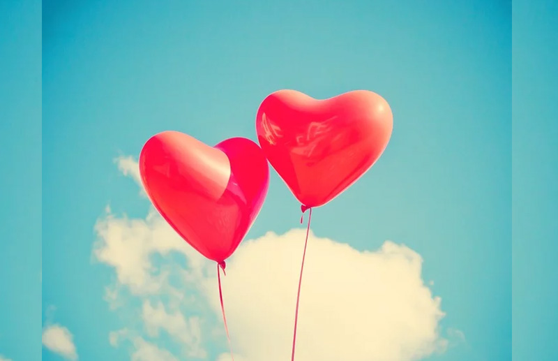 Balloon Heart Background