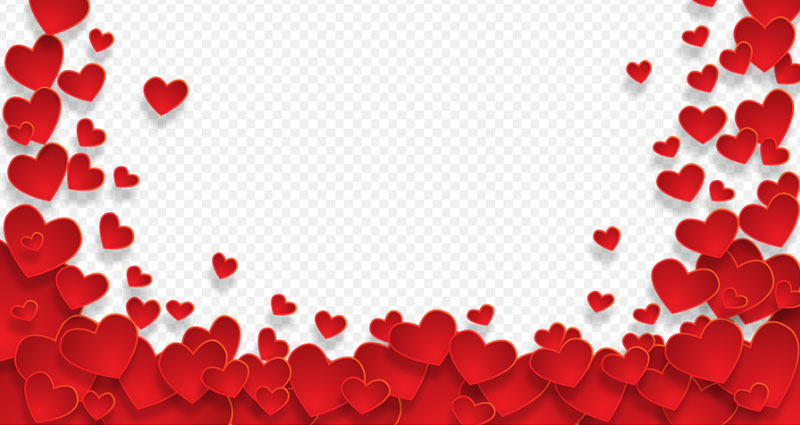 Heart Frame Background