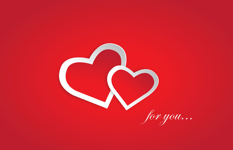 Red Heart Background Free Download