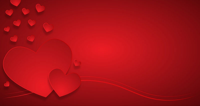 Red Heart Background