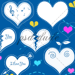 <span class='searchHighlight'>Heart</span> Doodle Brushes psd-dude.com Resources