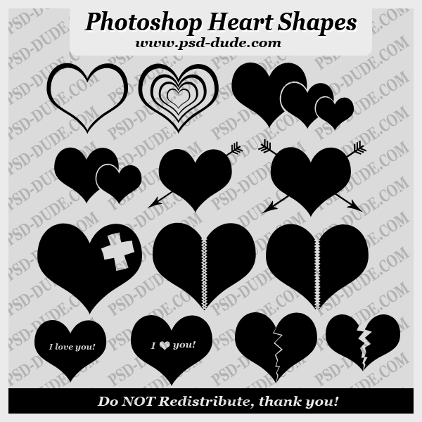 Heart Shape Photoshop