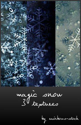magic
 snow textures by rainbows-stock photoshop resource collected by psd-dude.com from deviantart