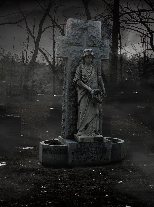 Graveyard Premade Background in Photoshop