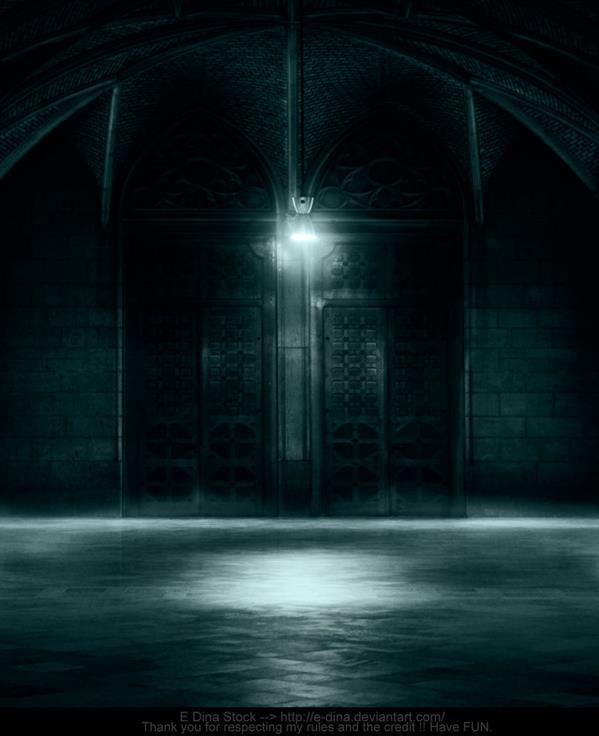 Premade Background Stock Gothic Scene