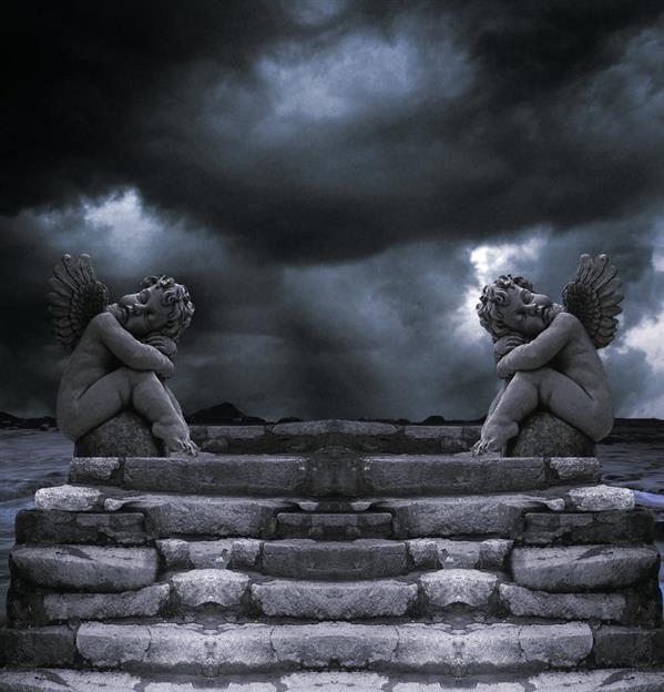 Premade Background Two Angels