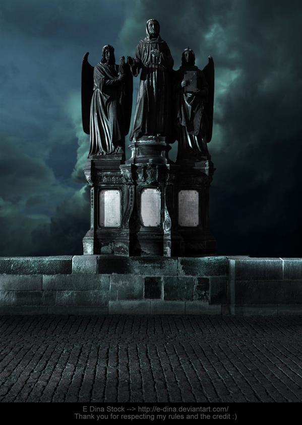 Premade BG Graveyard Statues