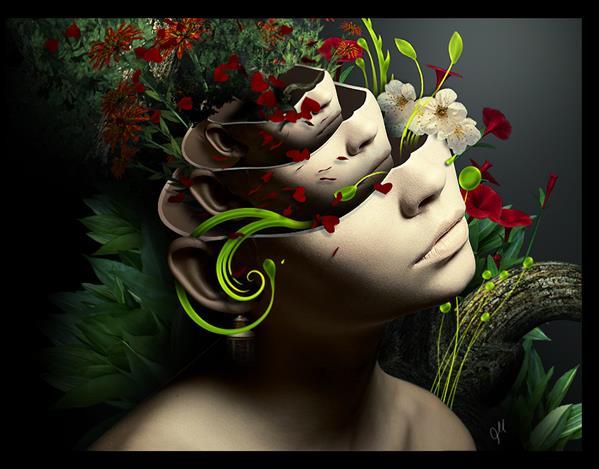 Female Nature Photo Manipulation