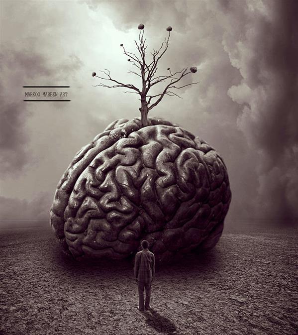 Fossilized minds Photoshop Manipulation