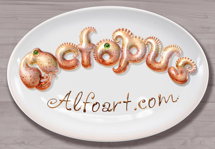 3d Octopus Text Effect Adobe Photoshop Tutorial